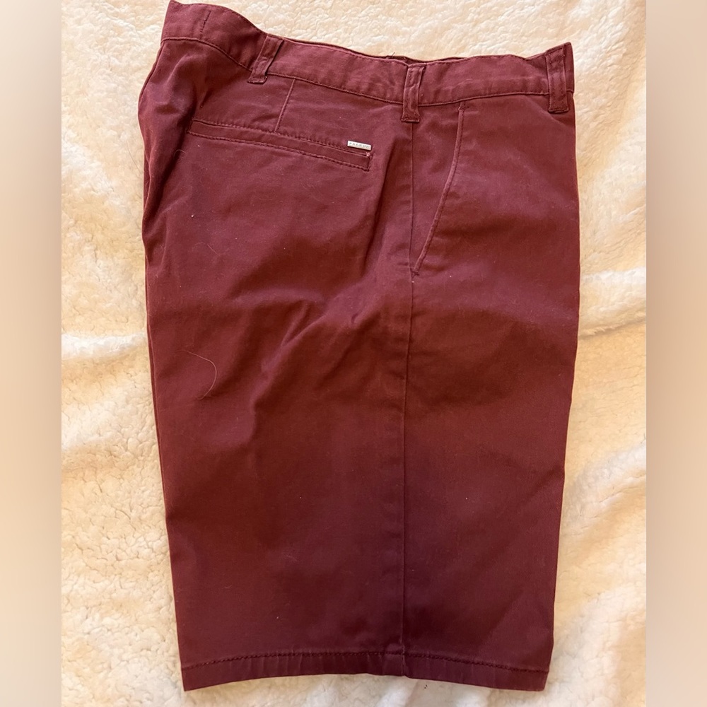 Mens PacSun shorts, size 30.  Worn only a couple times.  Nice maroon color